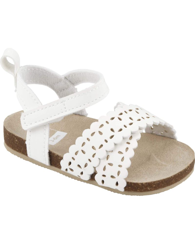 Baby Faux Cork Sandals, image 1 of 6 slides