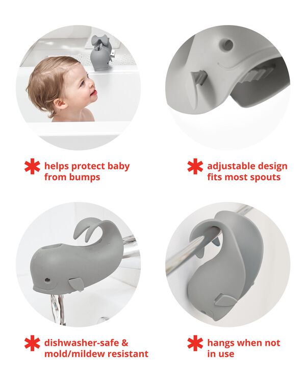 Moby Spout Cover - Grey