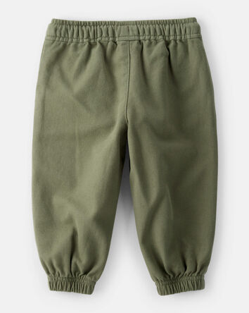 Baby Boy Herringbone Fashion Pants - Green, 