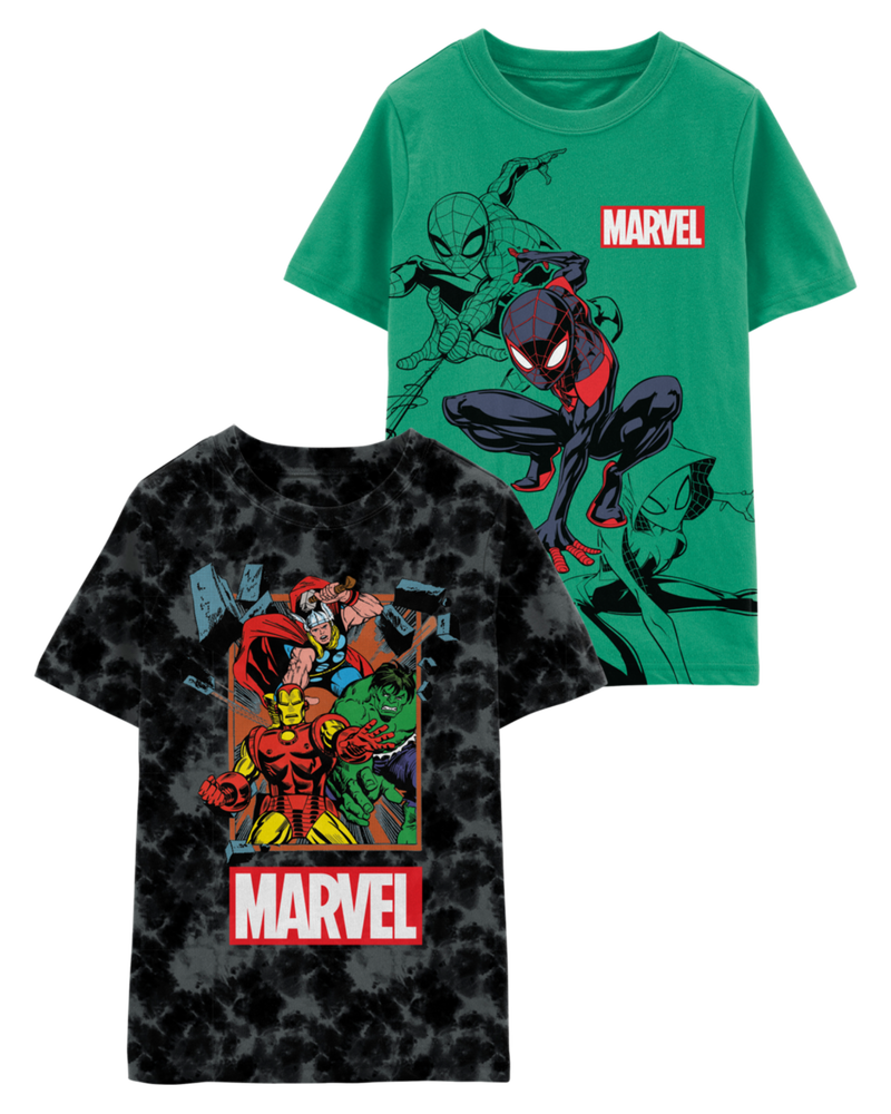 Kid 2-Pack ©Marvel Spider-Man Tees, image 1 of 5 slides