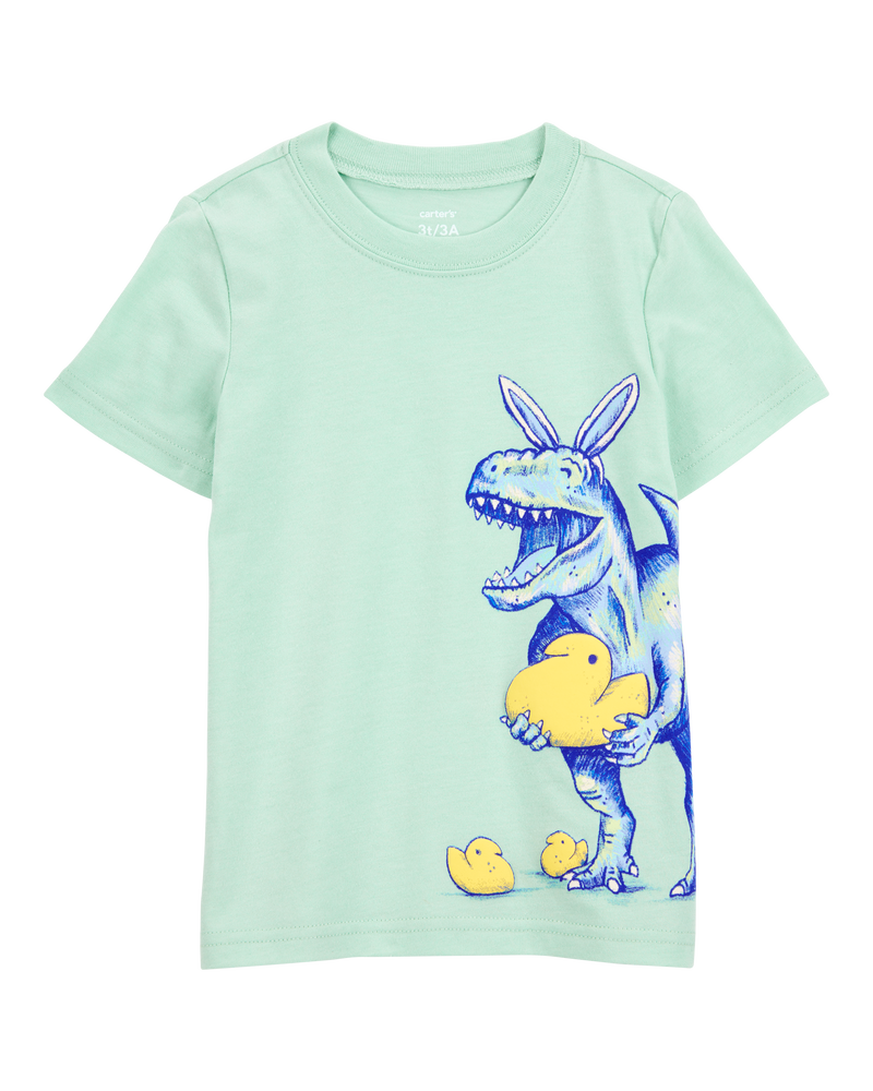 Toddler Dinosaur Short-Sleeve Tee - Green, image 1 of 3 slides