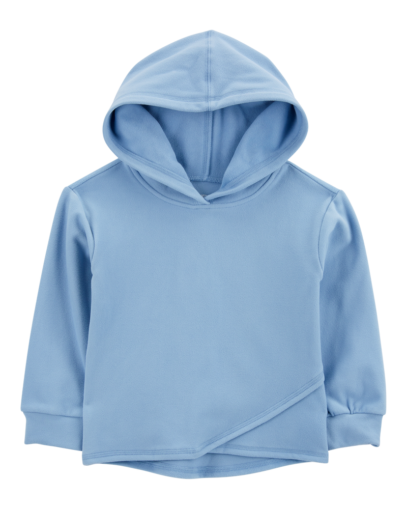 Baby 2-Piece Criss Cross Fleece Hoodie & Flared Leggings Set, image 2 of 8 slides