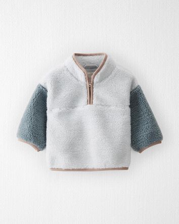 Baby 
Recycled Sherpa Quarter Zip Pullover
, 