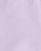 Toddler Girl Pull-On French Terry Shorts - Purple, image 5 of 6 slides