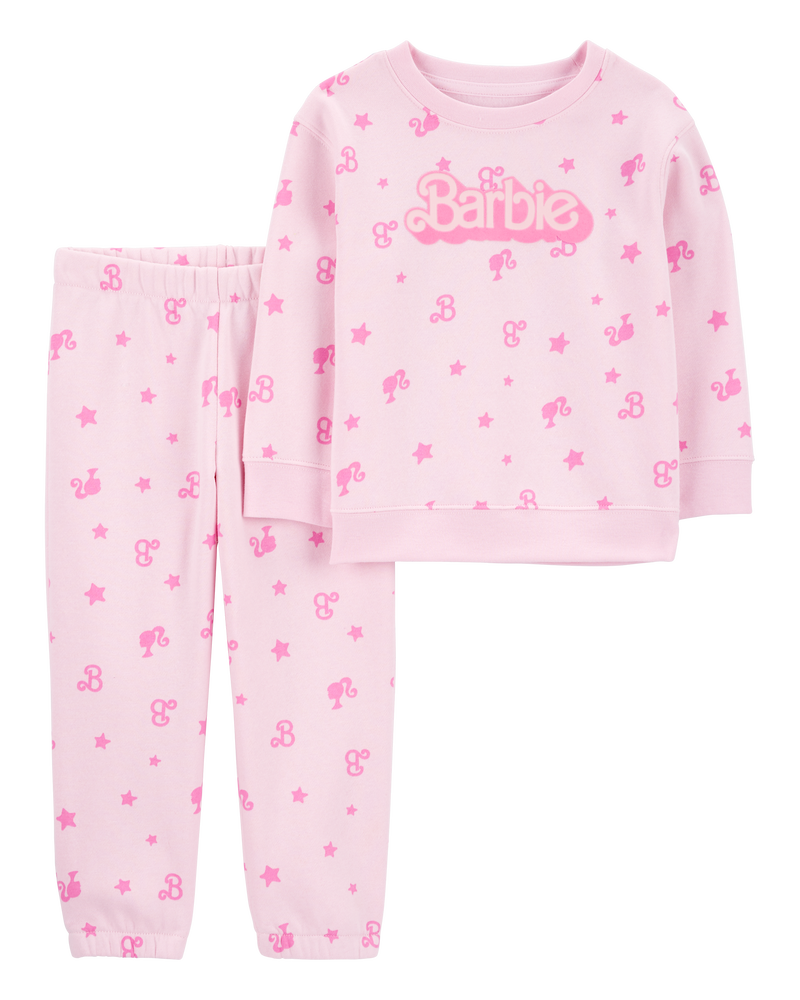 Toddler 2-Piece Barbie Sweatshirt & Pant Set, image 1 of 2 slides