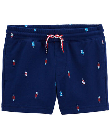Toddler Popsicle Pull-On French Terry Shorts, 