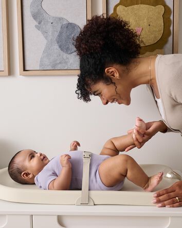 Nursery Style Light-Up Changing Pad - Oat, 