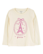 Toddler Paris Long-Sleeve Graphic Tee, image 1 of 3 slides