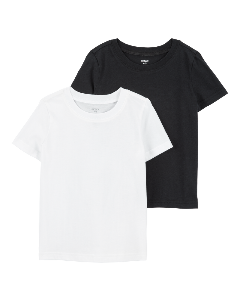 Kid 2-Pack Short-Sleeve Cotton Tees, image 1 of 4 slides