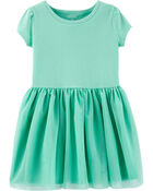 Baby Tutu Jersey Dress, image 1 of 4 slides