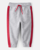 Baby Boy Color-Block French Terry Jogger - Grey, image 1 of 5 slides