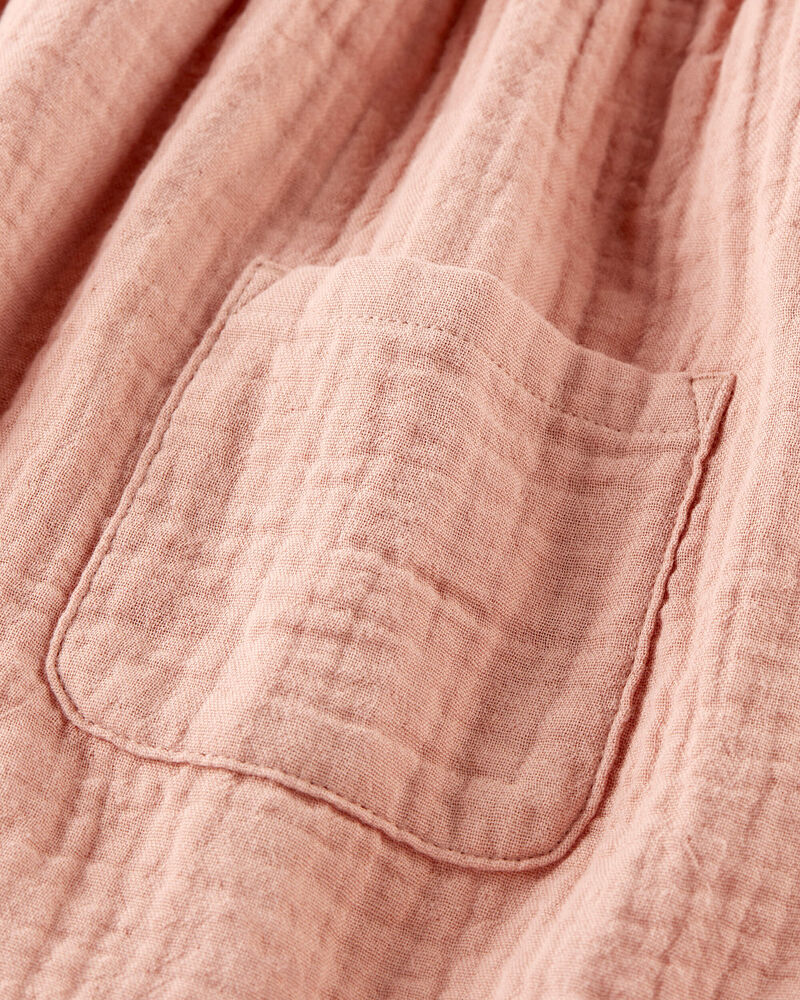 Toddler Organic Cotton Gauze Pocket Dress
, image 4 of 5 slides
