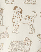 Kid Pet Print Organic Cotton 2-Piece Pajamas, image 3 of 4 slides