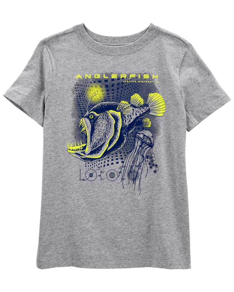 Kid 2-Pack Dinosaur & Anglerfish Graphic Tees, image 2 of 5 slides