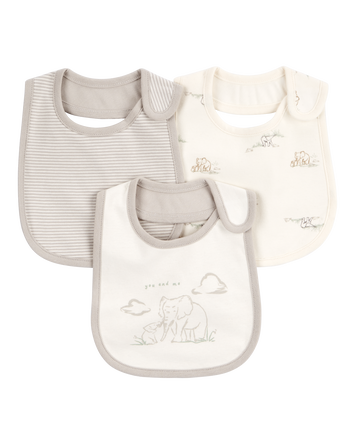 Baby 3-Pack Teething Bibs, 