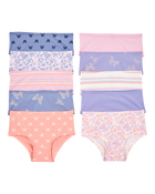 Toddler Girl 10-Pack Butterfly Stretch Cotton Brief Underwear, image 1 of 4 slides