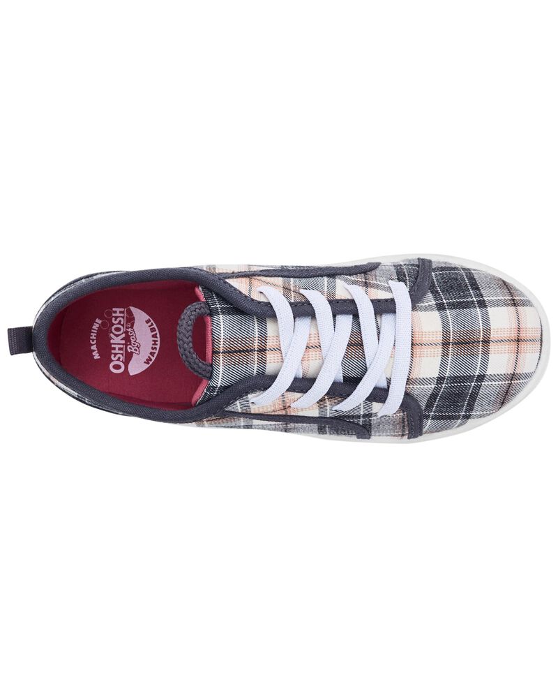 Kid Plaid Canvas Sneakers, image 4 of 7 slides