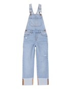 Kid Stretch Denim Overalls - Taz Wash, image 1 of 4 slides