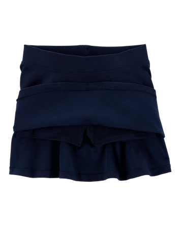 Toddler Ponte Knit Uniform Skirt - Navy, 