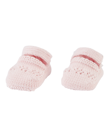 Baby Crochet Mary Jane Booties, 
