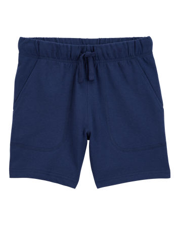 Boys Pull-On French Terry Shorts - Navy, 