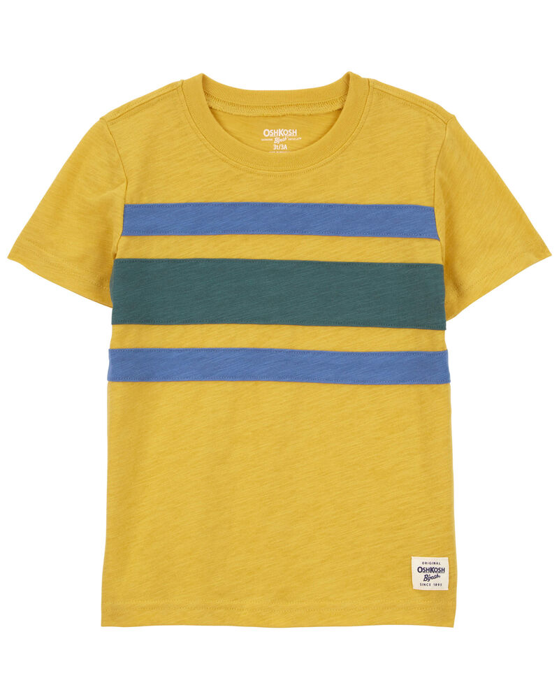 Toddler Striped Pieced Tee, image 1 of 3 slides