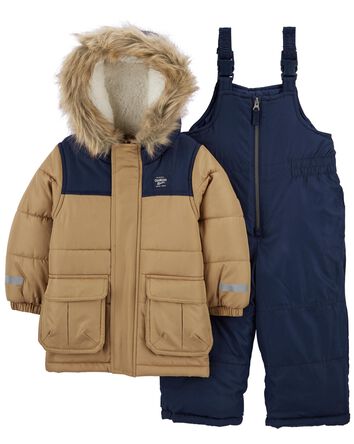 Toddler 2-Piece Hooded Snowsuit, 