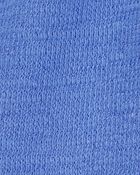 Baby Pull-On French Terry Shorts - Blue, image 3 of 4 slides