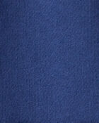 Toddler Boy Solid Fleece Quarter Zip Sweatshirt - Navy, image 2 of 3 slides