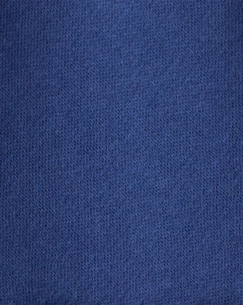 Toddler Boy Solid Fleece Quarter Zip Sweatshirt - Navy, 