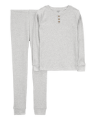 Kid 2-Piece Drop Needle Pajamas, image 1 of 3 slides
