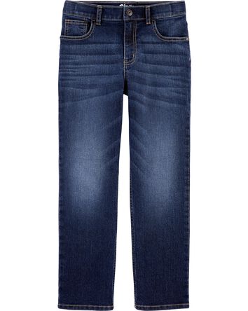 Kid Relaxed Fit Classic True Blue Jeans, 