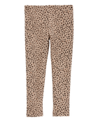 Baby Cotton Leopard Stretch Leggings, image 2 of 5 slides