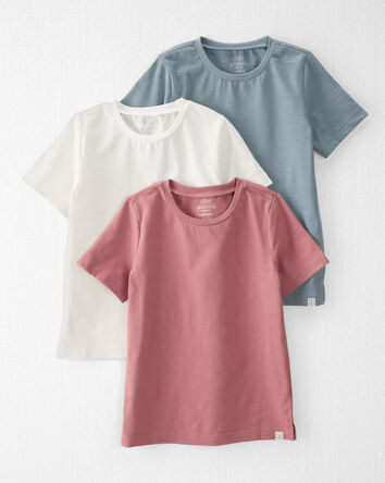 Toddler 3-Pack Organic Cotton T-Shirts, 