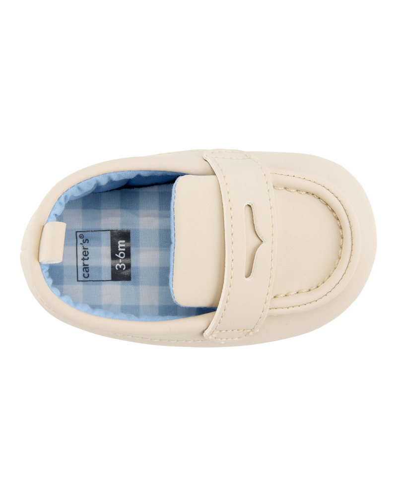 Baby Slip-On Loafer - Cream, image 4 of 7 slides