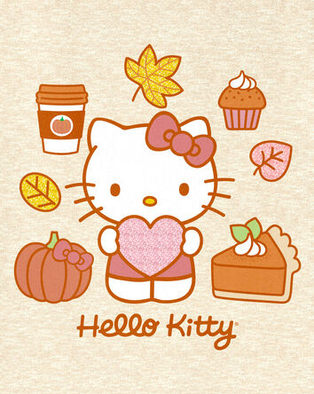Kid Hello Kitty Short-Sleeve Graphic Tee - Oatmeal, 