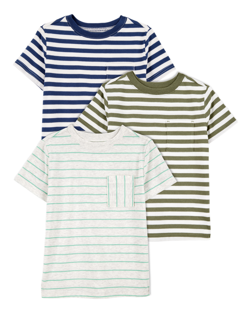 Kid 3-Pack Short-Sleeve Tees, image 1 of 7 slides