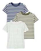 Kid 3-Pack Short-Sleeve Tees, image 1 of 7 slides