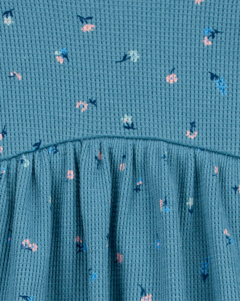 Baby Floral Thermal Dress, image 4 of 5 slides