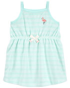 Baby Embroidered Terry Dress, image 1 of 5 slides