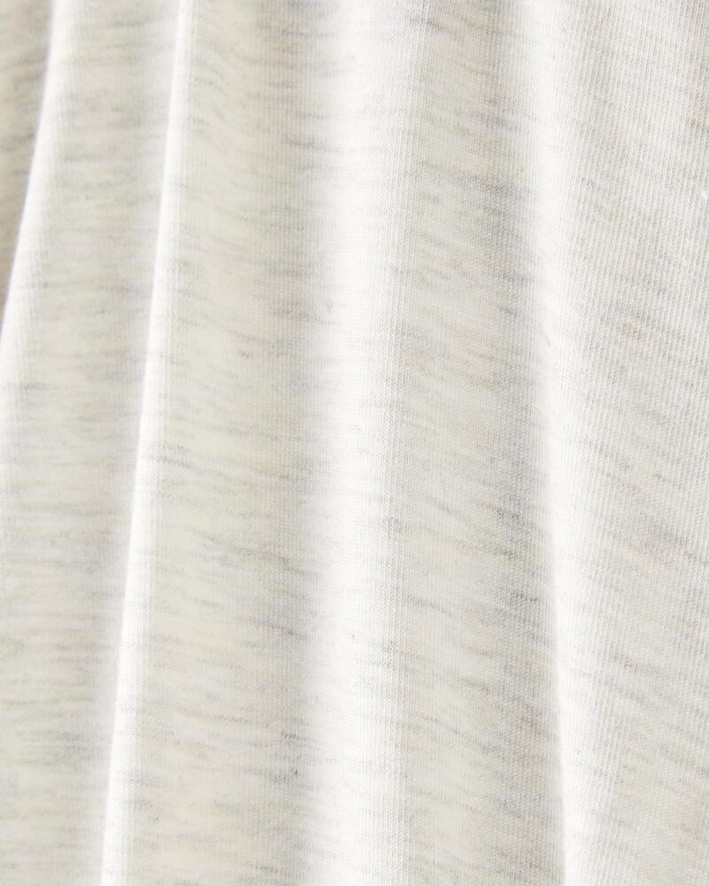 Baby Solid 2-Way Zip PurelySoft Sleep & Play Pajamas - Grey, image 3 of 6 slides