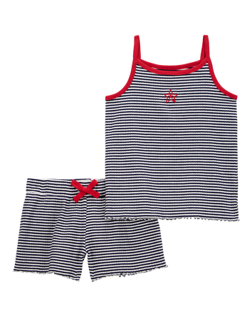 Toddler 2-Piece Striped Tank & Short Set, 