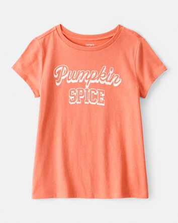 Pumpkin Spice Short-Sleeve Graphic Tee - Orange, 