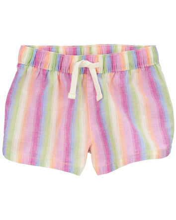 Baby Striped Drawstring Sun Shorts, 