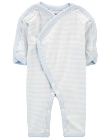 Preemie Striped Cotton Sleep & Play, 