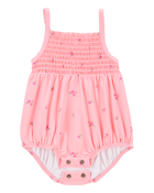 Baby 1-Piece Floral Swimsuit - Pink, image 2 of 5 slides