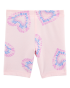 Baby Girl Heart Print Bike Shorts - Pink, image 2 of 4 slides