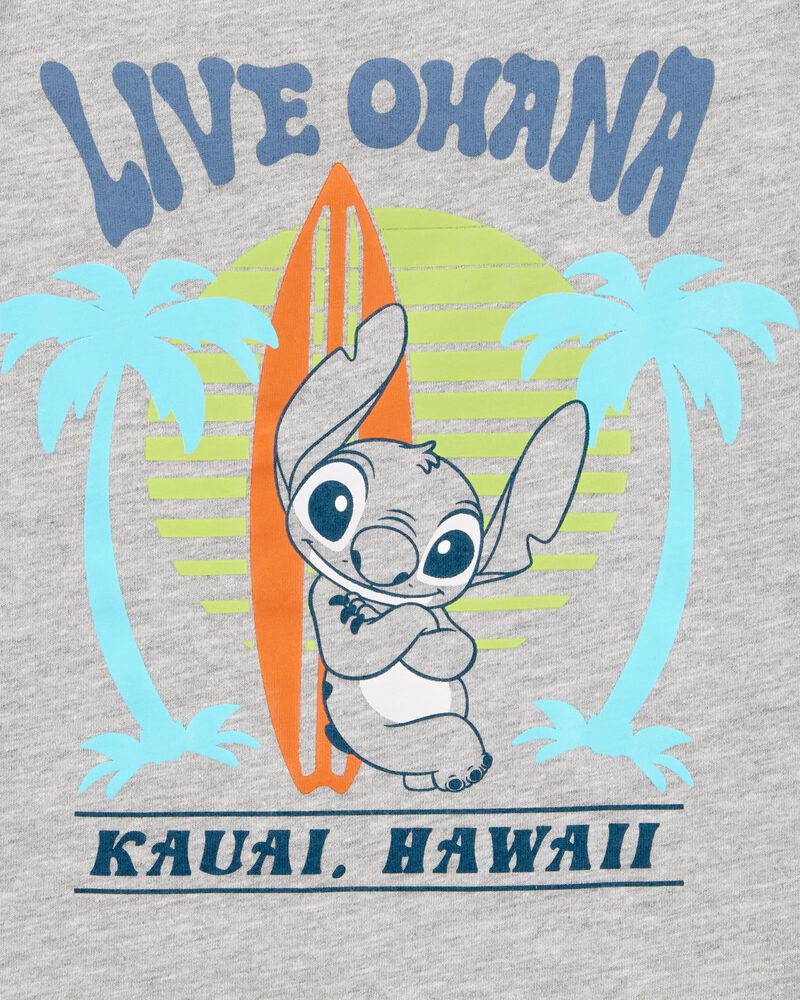 Toddler Disney© Lilo & Stitch Short-Sleeve Graphic Tee - Grey, image 2 of 2 slides