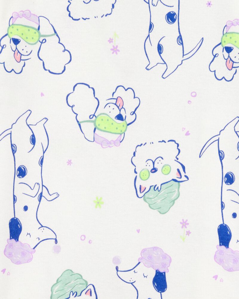Kid 4-Piece Dog Cotton Pajamas, image 2 of 4 slides