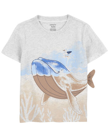 Baby Whale-Print Graphic Tee, 